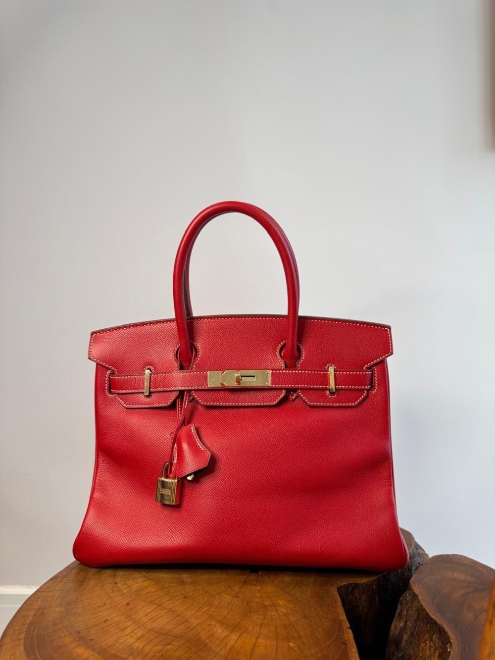 Hermes Birkin 30 Rouge Casaque
